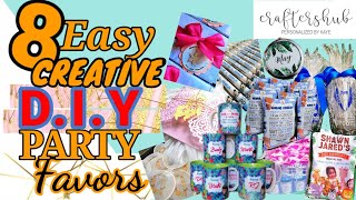 Top 8 Easy Creative DIY Party Favors, Souvenirs \u0026 Giveaways