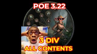 Poe 3.22 Pathfinder Impending Doom 3 divines vs Bosses