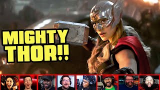 Reactors Reaction To Seeing Jane Foster As Lady Thor In Thor Love And Thunder | Mixed Reactions