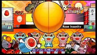 【太鼓の達人 Wii5】White Rose Insanity（むずかしい）【オート動画】