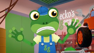 Gecko's TOP 5 Mechanical Moments | Gecko's Real Vehicles | Educational Videos For Toddlers