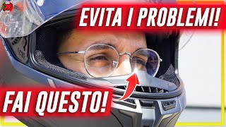 Casco da moto e OCCHIALI DA VISTA COME evitare PROBLEMI? 👓🏍️