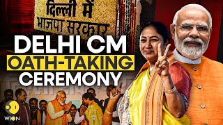 Delhi CM Oath Ceremony LIVE: Rekha Gupta Takes Oath As Delhi CM, Parvesh Verma Deputy CM | PM Modi