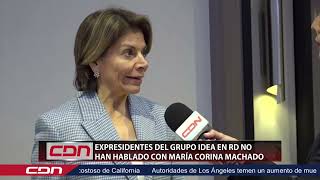 CDN en Vivo | Expresidentes del grupo IDEA en RD no han hablado con María Corina Machado