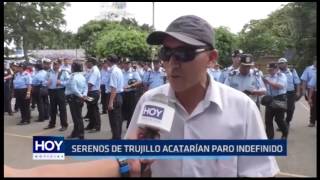 Trujillo: Serenos acatarían paro indefinido