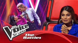 The Battles : Prithvi Akash V Savindi Thalagala | Adare Hithenawa | The Voice Sri Lanka