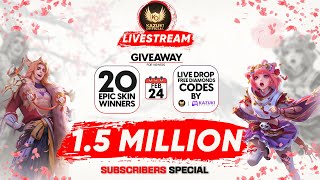 KAZUKI IS LIVE | 1.5 MIL SUBS SPECIAL | GIVEAWAY ANNOUNCEMENT