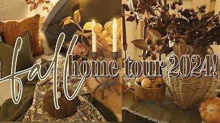 FALL HOME TOUR 2024| Fall home decor inspiration \u0026 giveaway winner!