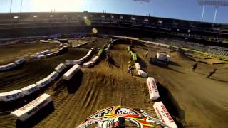 GoPro HD: Christian Craig Practice Lap 2013 Monster Energy Supercross From Oakland, CA