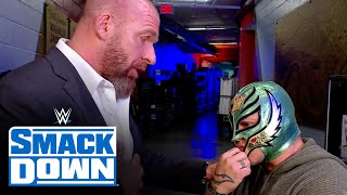 Rey Mysterio tells Triple H he wants to quit: SmackDown, Oct. 14, 2022