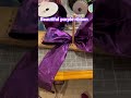 Purple ribbon for crafts #purple #wreathmaking #crafter #diycrafts #ribbons #easter