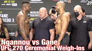 UFC 270 Ceremonial Weigh-Ins: Francis Ngannou vs Cyril Gane