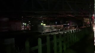 10月14日　真夜中の東海道貨物　藤沢〜辻堂　AM3時49分　5085レ　仙台タ〜吹貨西［吹］A129運用　EF210-105号機