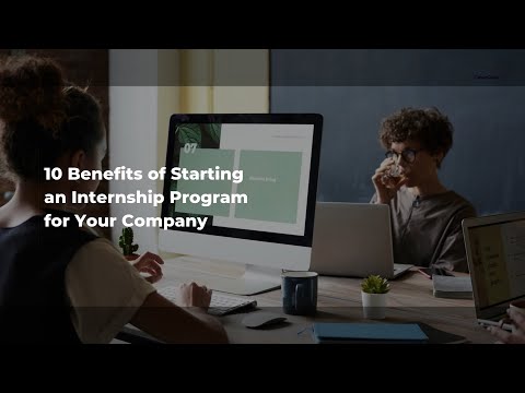 What are the benefits of establishing a college internship program?