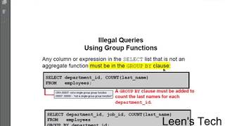 SQL 11g Tutorial in Bangla # 22 Grouping rows in SQL Statement