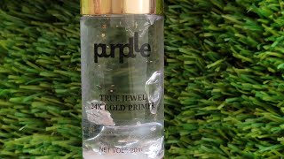 Purple 24k Gold primer ❤️ #shorts #homestylingreviews #youtubeshorts #ytshorts  #trending #purple