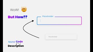 Create an Animated Input Field with HTML & CSS in 5 Minutes! ✨