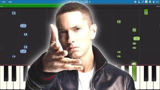 Eminem ft. Juice WRLD - Godzilla - Piano Tutorial