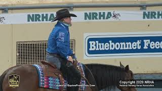 Starfire Sixtysix shown by Casey L  Deary   2020 NRHA Futurity Open Finals, Sec  2