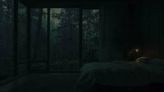 Rain Sounds for Sleeping | Gentle Rainfall on Bedroom Window for Deep Sleep | Ambient Sounds