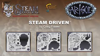 Artool Steam Driven SkullMaster Series Freehand Airbrush Templates HD