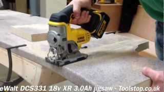 How To Quickly Cut Work top - DeWalt DCS331 18v XR jigsaw