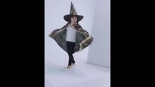 Children Halloween Costumes Star Wizard Witch Cloak Cape Robe With Pointy Hat Cosplay Props Birthday