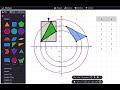 exploring coordinate plane rotations in mathigon