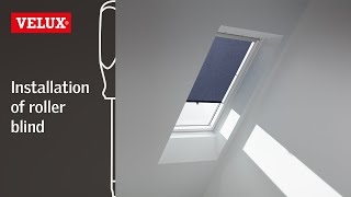 VELUX How to install a roller blind with hooks