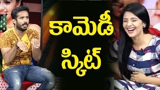 Anchor Ravi and Srimukhi Comedy Skit In Live Show | Thank you Mitrama | Celebrity Interview | 10TV