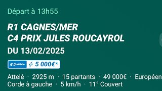 ♣️ Yan Pronostic Pmu Quinté Du jeudi 13 février 2025 🍀