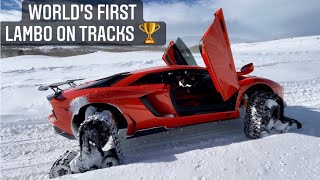 We Put Tracks On A Lamborghini...And It Was A Bad Idea 👎🏼