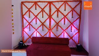 A Small House Sangeet Setup | Mark1 Events and Decors