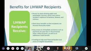 DEO Low-Income Household Water Assistance Program (LIHWAP) Introductory Webinar