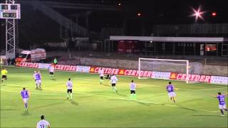 Gol de Vicente en el CD Guadalajara (1-1) Racing de Santander - HD