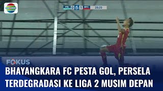 Bhayangkara FC Pesta Gol ke Gawang Persela, Arema FC Imbang Lawan Borneo FC | Fokus