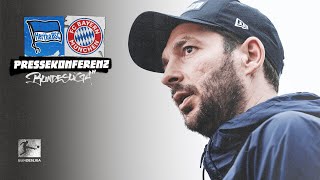 "Wichtig effizient zu sein" | Pressekonferenz vor Bayern München | Hertha BSC