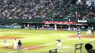 里崎同点タイムリー 2010年10月９日 ロッテ 対 西武 CS第１戦