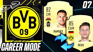 RAMSEY FOR REUS?!! CRAZY SWAP DEAL TRANSFER!!🤣 - FIFA 21 Dortmund Career Mode EP7