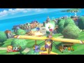 Super Smash Bros Wii U Online Battle Peach vs. Charizard vs. Little Mac