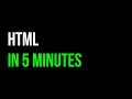 HTML in 5 minutes | Webpage Tutorial | Code in 5