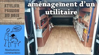 AMENAGEMENT EN BOIS D'UN UTILITAIRE