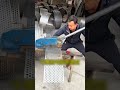 Cutting process of mesh metal plates