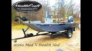 StealthCraft 16x60 Mod V Stealth Sled - 2019 Grand Appearance