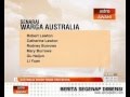 Australia dedah senarai nama rakyatnya