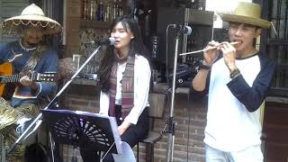 Aeg and Son and vocalistperform Gulawb Wiang Ping ( Rose of Chiang Mai) at Good Morning Chiang Mai