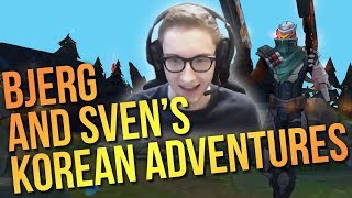 Bjerg and Sven's Korean Adventures - TSM Bjergsen KR Solo Queue - Funny Moments