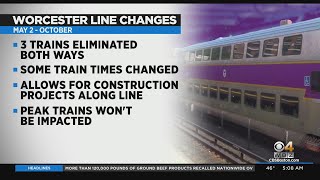 Changes Coming To Worcester-Framingham Commuter Rail Schedule