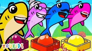 Five Baby Sharks Went for a Swim | YouKids Nursery Rhymes