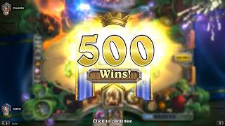 PinkJellyBean wins her 500th game as paladin!